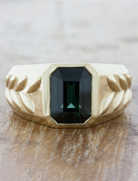 Tempera Color Gemstone Ring In 18k Gold With Diamonds – Robert Palma Designs